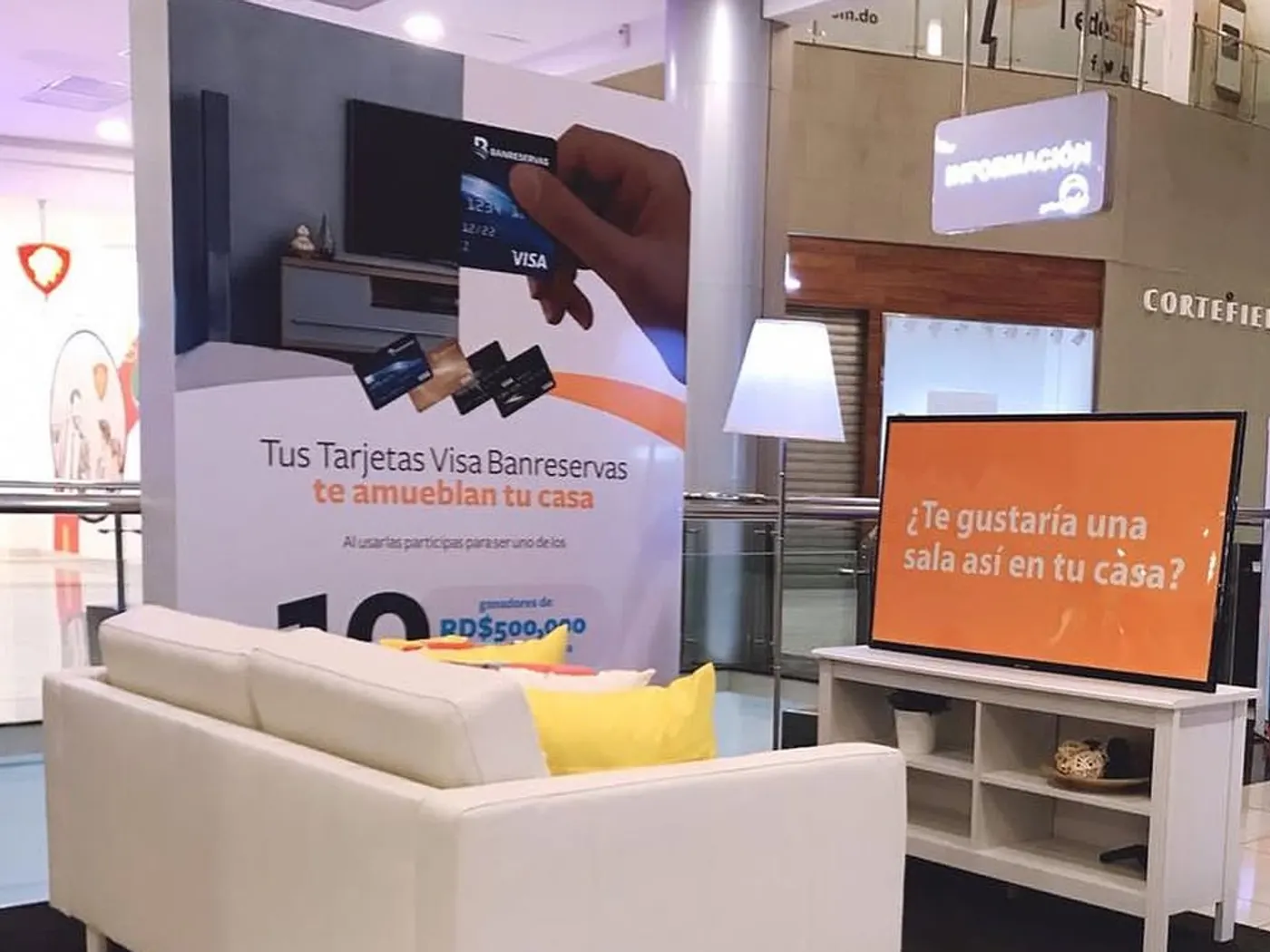 Banreservas · Stands, activaciones y señalización